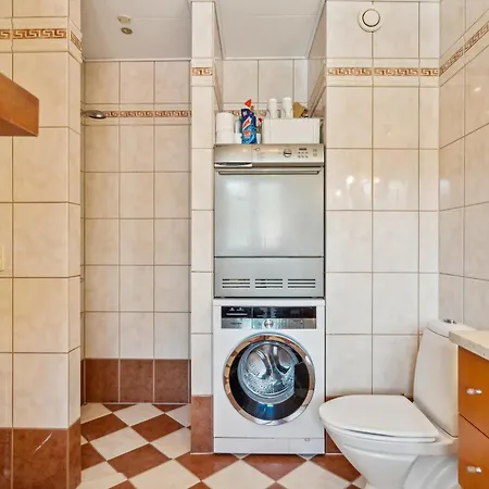 Lovely And Spacious Two-level With Balcony, Elevator And Private Parking Just Steps From Ebeltofts Charming Pedestrian Streets, Cafes, Ebeltoft