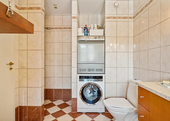 Lovely And Spacious Two-level With Balcony, Elevator And Private Parking Just Steps From Ebeltofts Charming Pedestrian Streets, Cafes, Ebeltoft